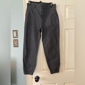 Eddie Bauer Gray Cargo Pants Relaxed Fit sz 6